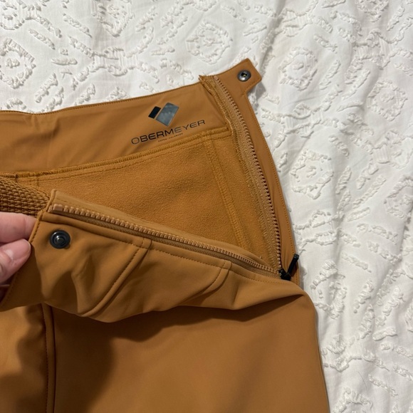 Obermeyer Jinks ITB Softshell Brown Sugar Ski Snowboard Women’s Pants Size 10 - Picture 10 of 16